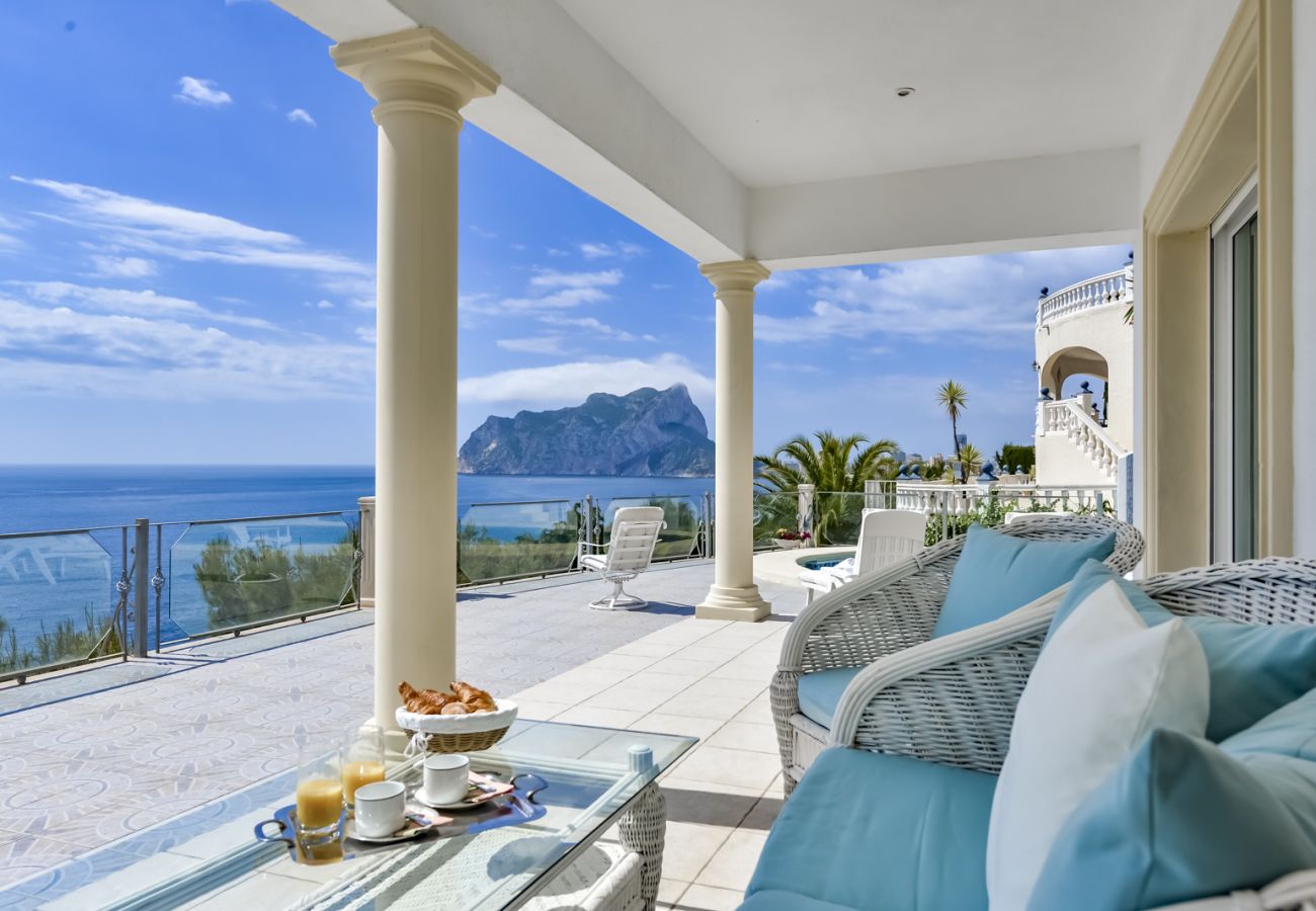 Villa in Benissa - RAPHAEL, Mooie villa voor 6 pax met spectaculair uitzicht op zee in Benissa.free wifi
