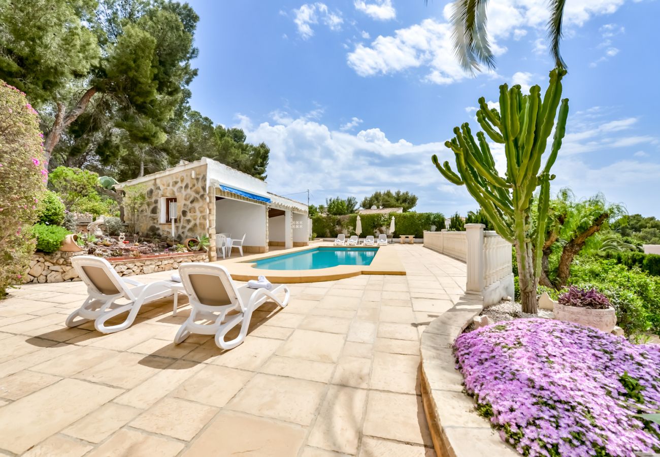 Villa à Benissa - LAS ROSAS, villa à louer à Benissa pour 8 pax avec piscine privée 