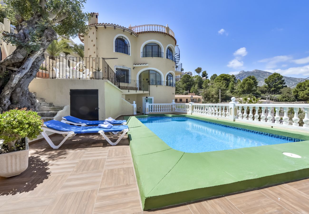 Villa in Calpe / Calp - Villa for rent in Calpe ANTONIO, private pool