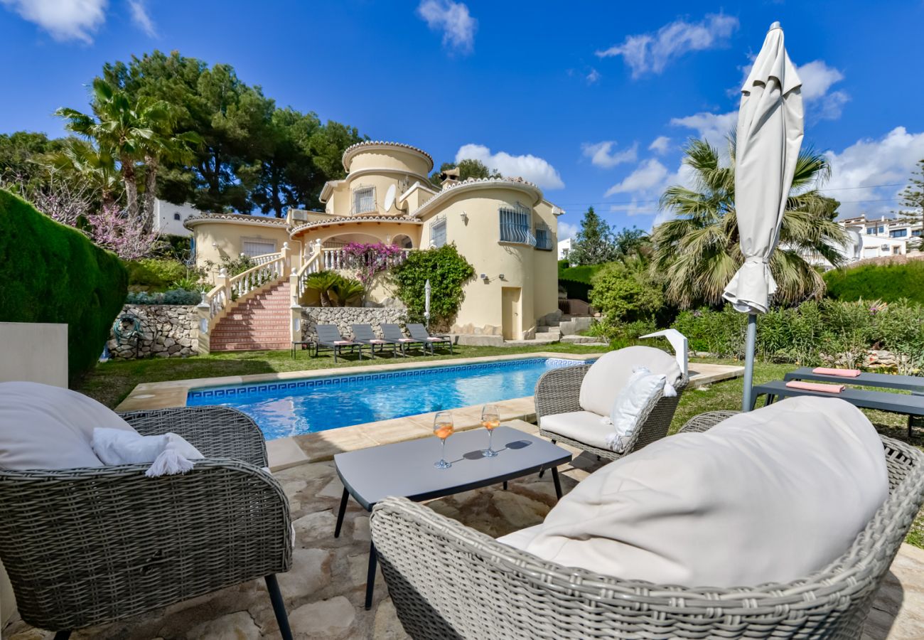 Villa in Moraira - Villa for rent in Moraira, CLEO With heated pool