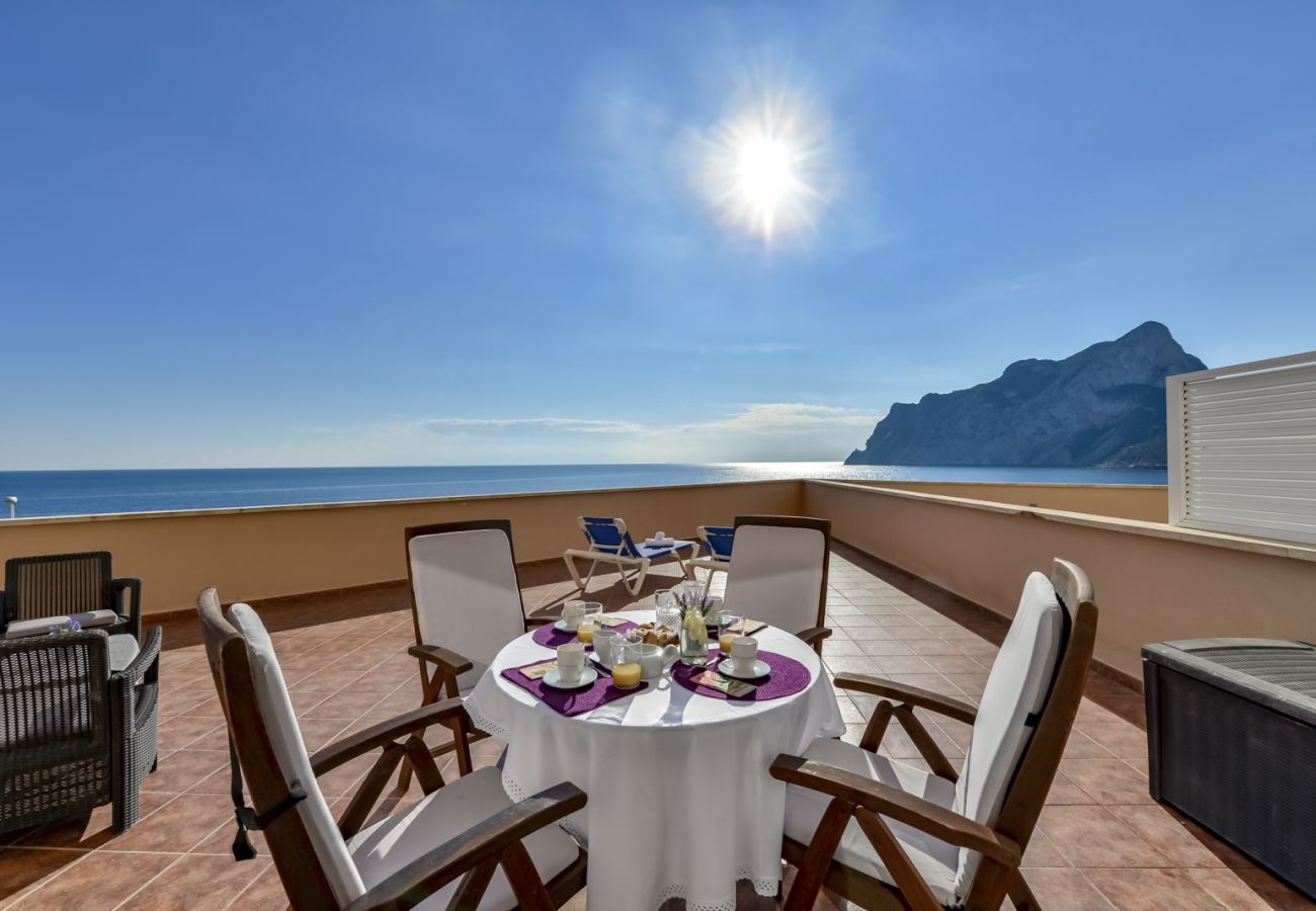 Ferienwohnung in Calpe / Calp - TRAMONTANA, Wohnung vor dem Levante Strand in Calp, Alicante
